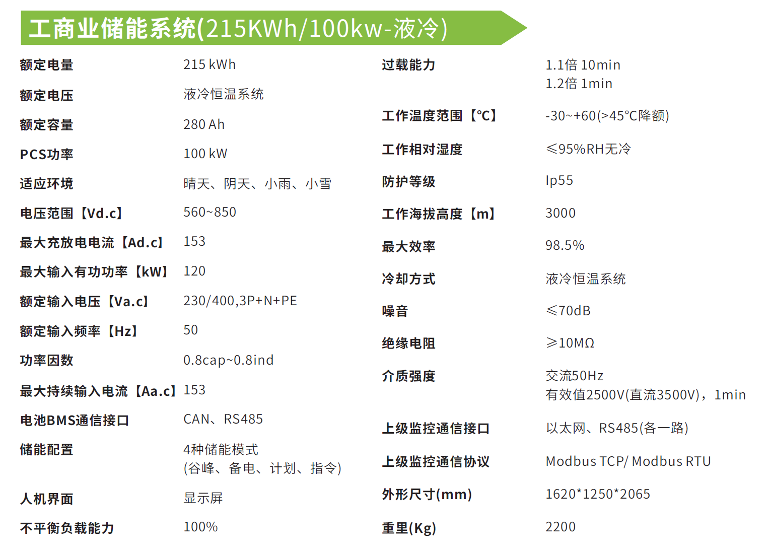 C系列-储能产品